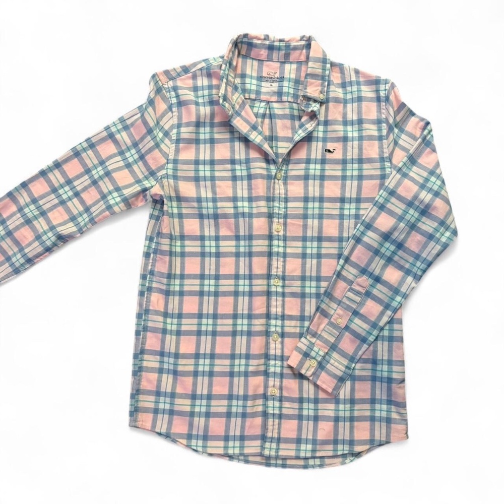 Vineyard Vines Boy's button down - size L